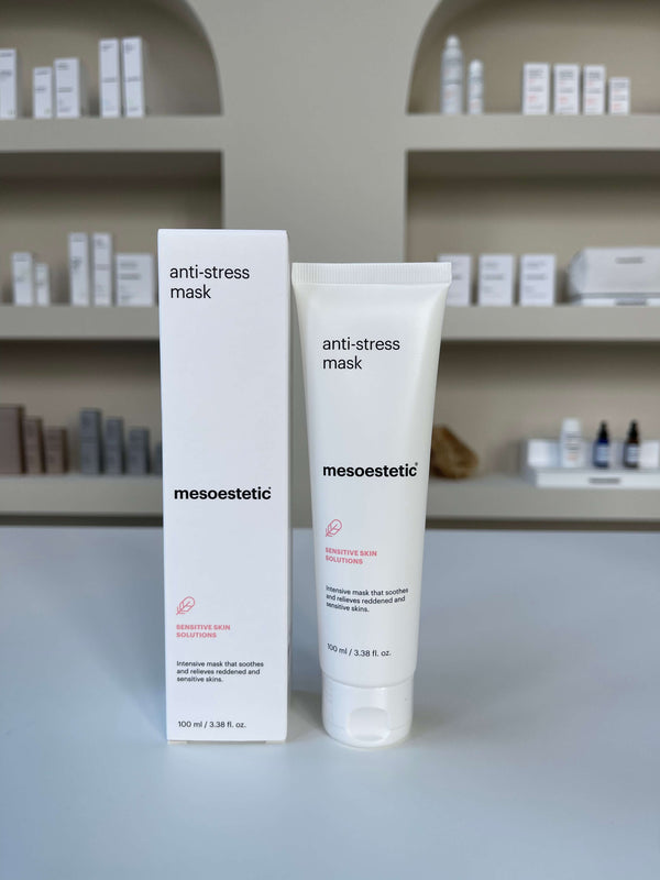 Mesoestetic anti stress mask | Last van een gevoelige huid? Dit is een intensief  kalmerend en herstellend masker dat ook de roodheden en gevoeligheden vermindert | Voor 15:00 besteld, dezelfde dag verzonden!